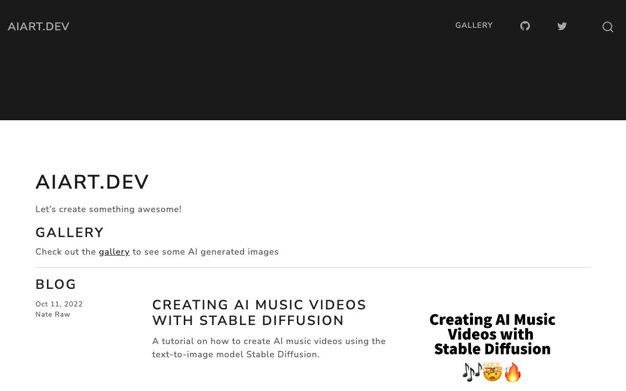 Aiart.dev screenshot
