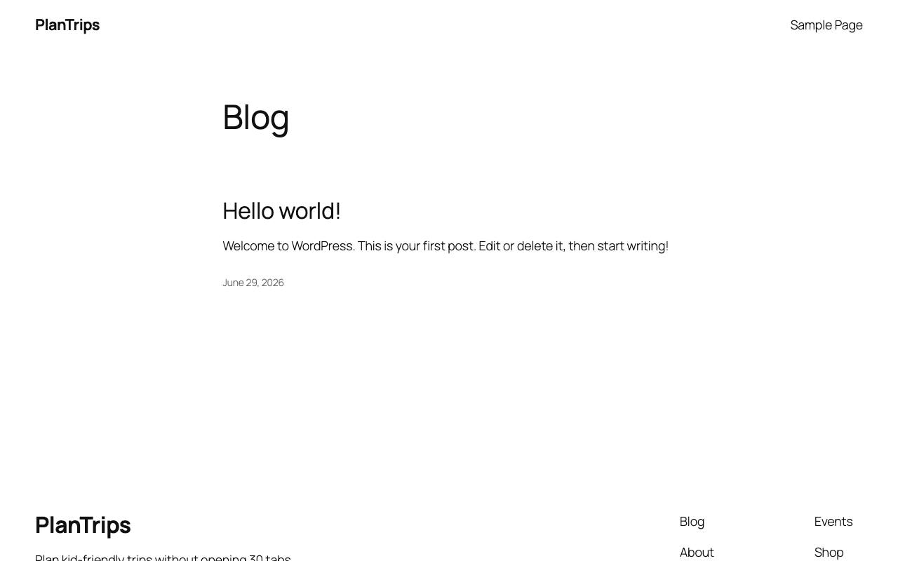 PlanTrips screenshot