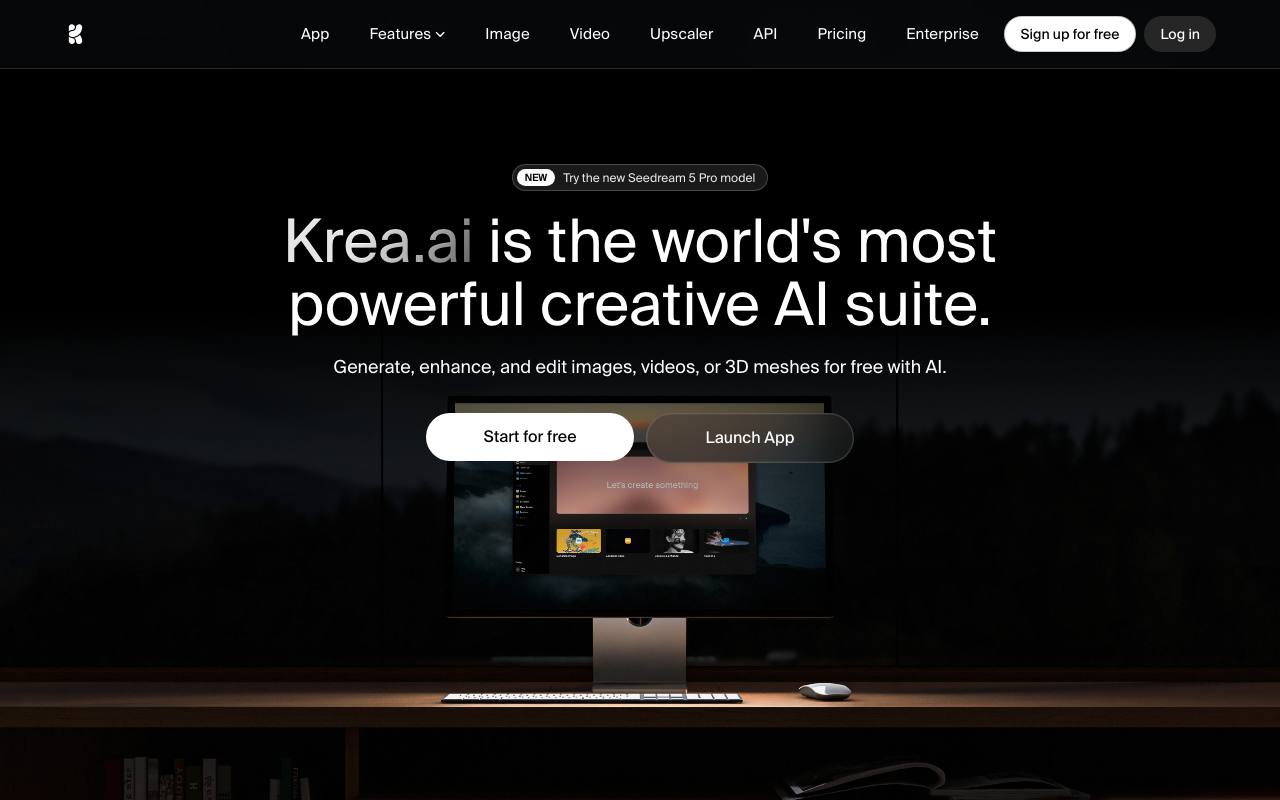 Krea screenshot