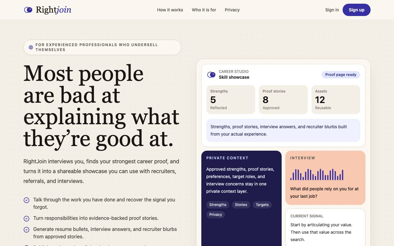 RightJoin screenshot