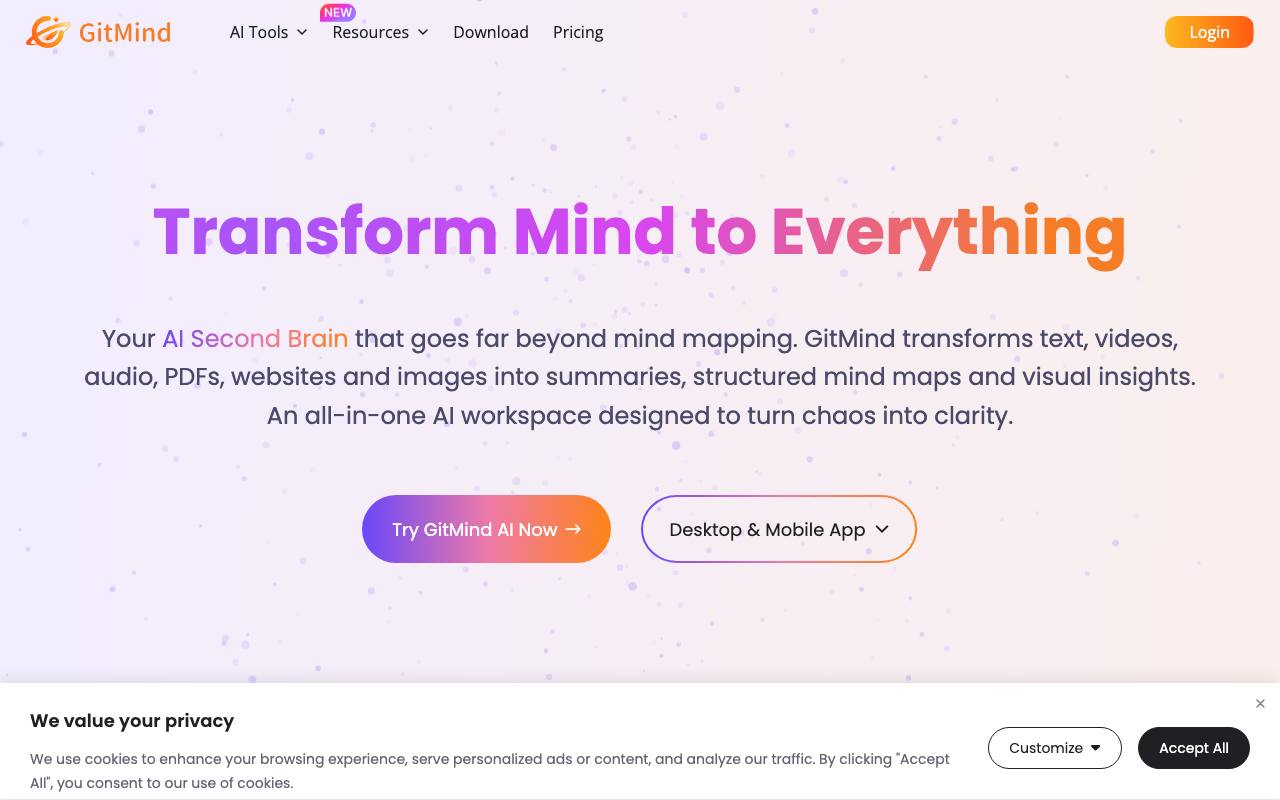 GitMind AI screenshot