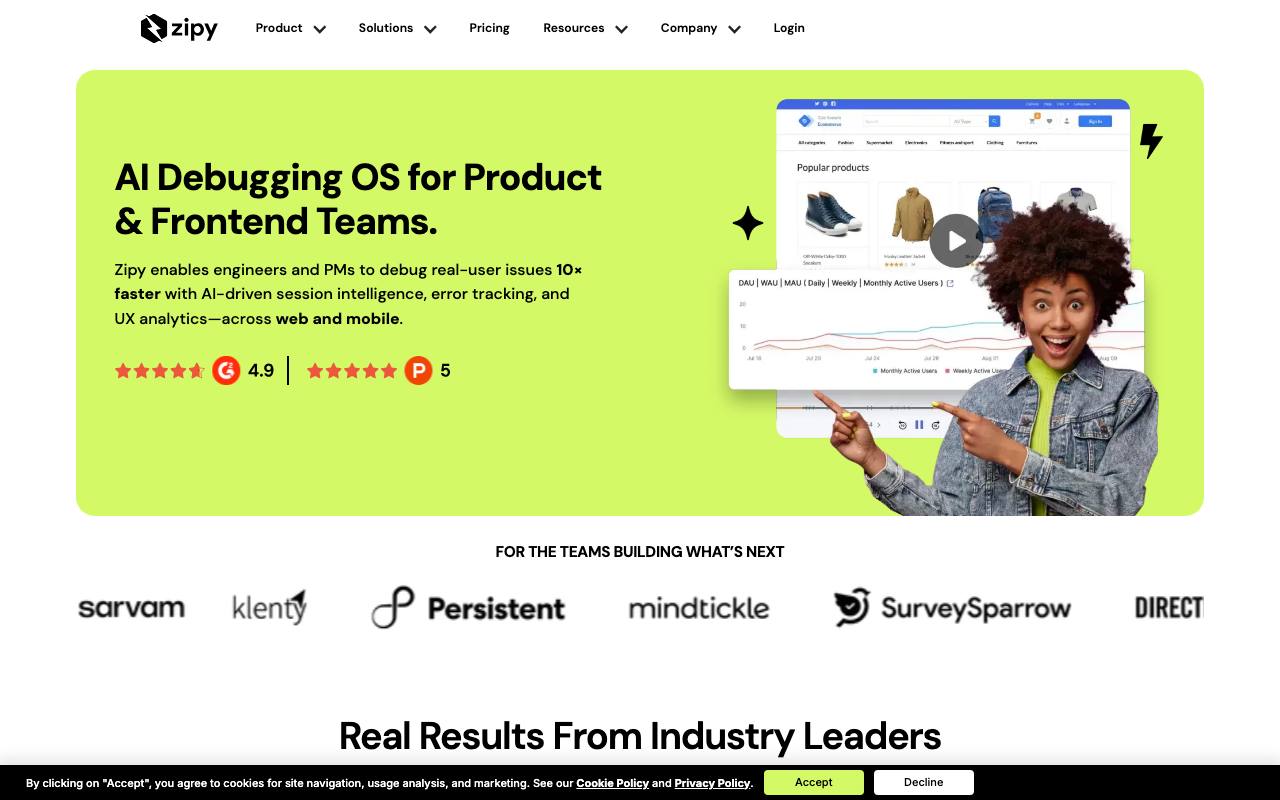 Zipy screenshot