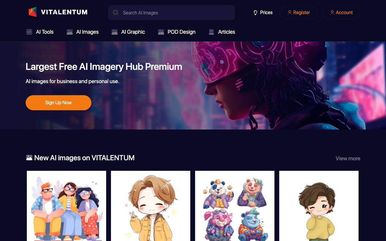 Vitalentum screenshot