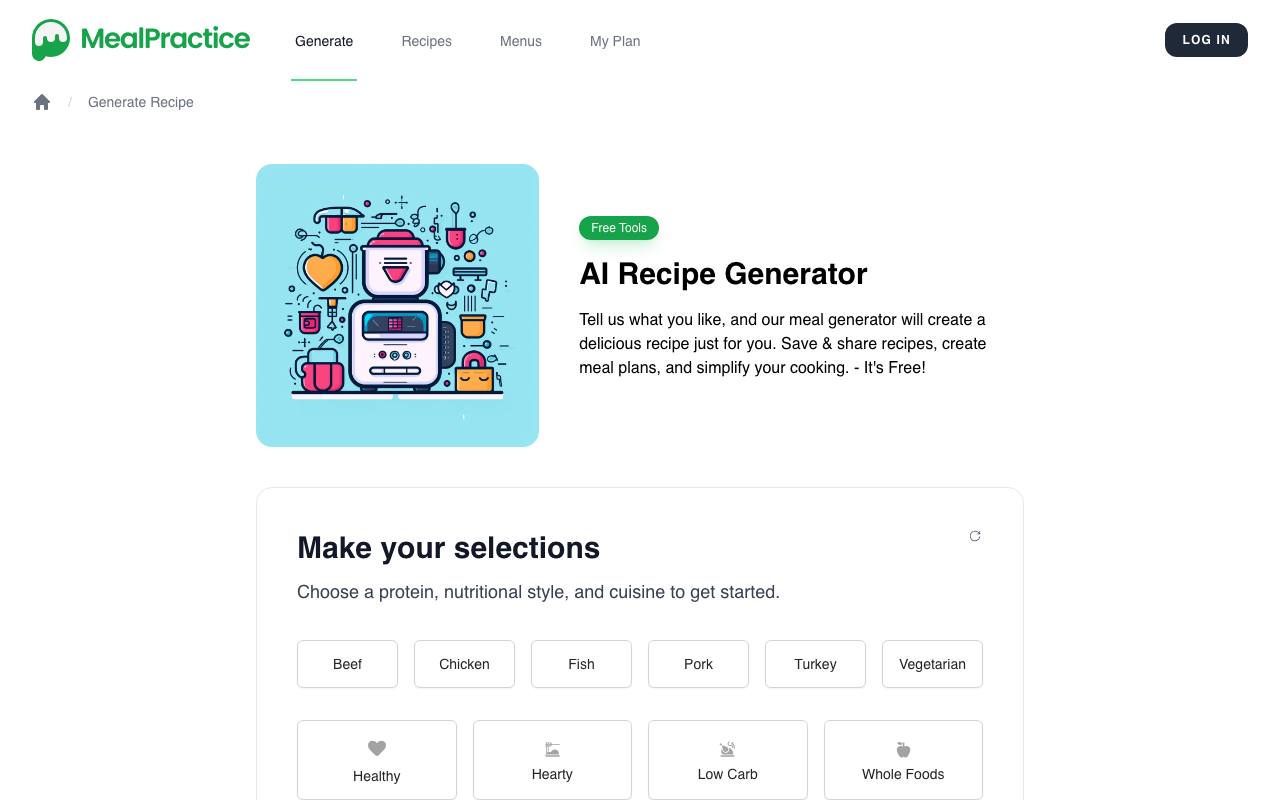 MealPractice screenshot