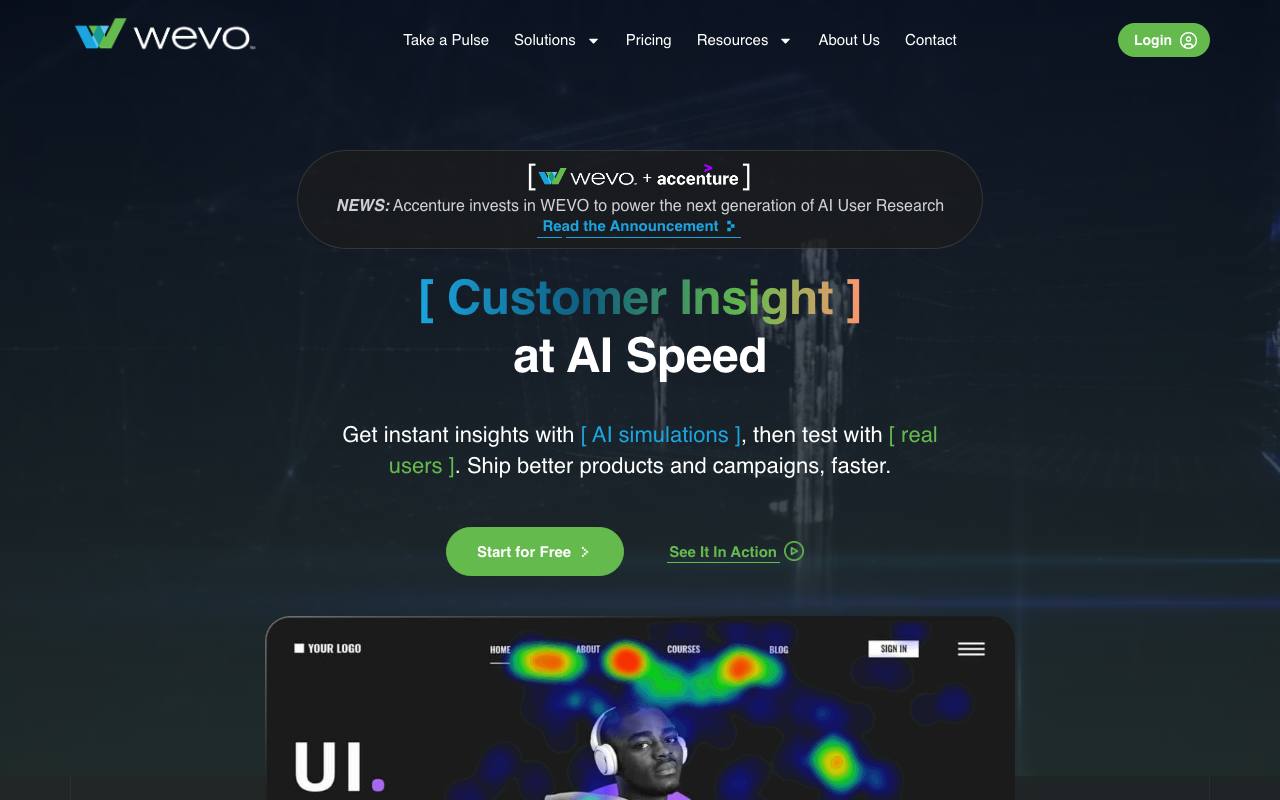 WEVO screenshot