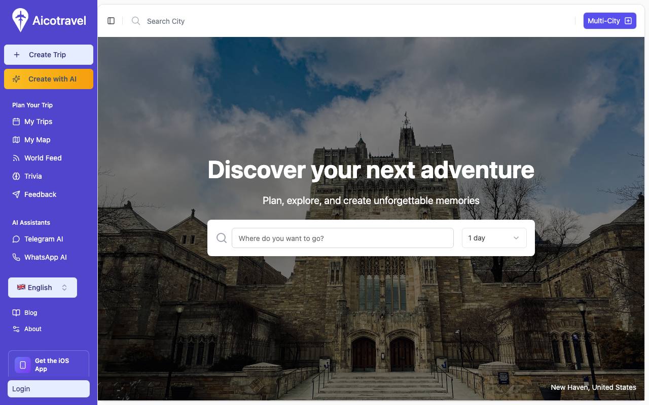 Alcotravel screenshot