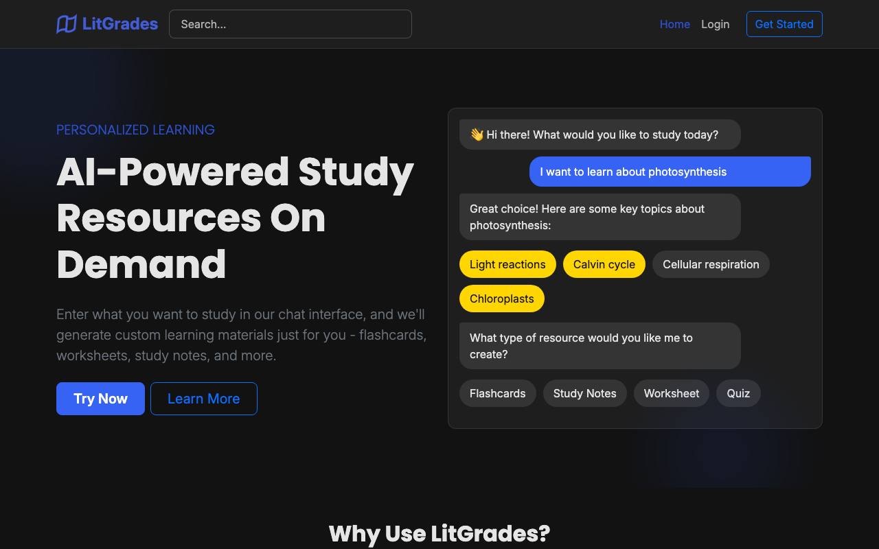 LitGrades screenshot