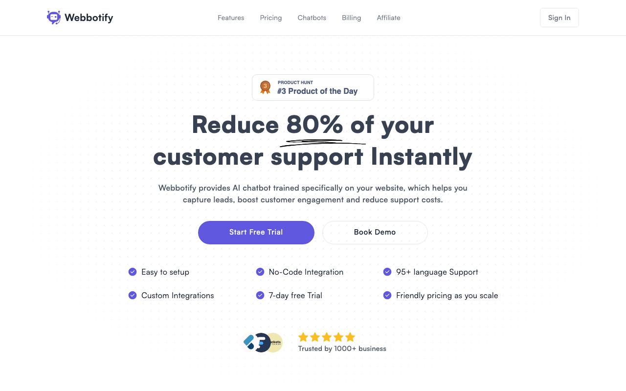 Webbotify screenshot
