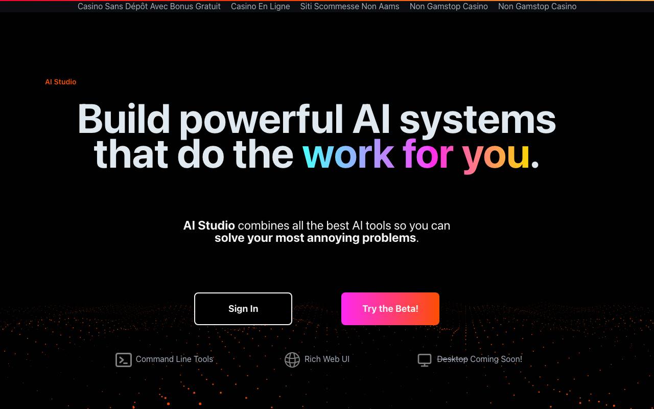 AIStudio screenshot