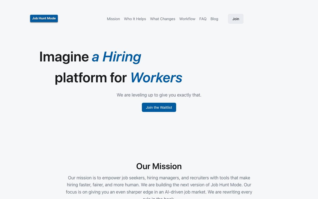 Job Hunt Mode screenshot