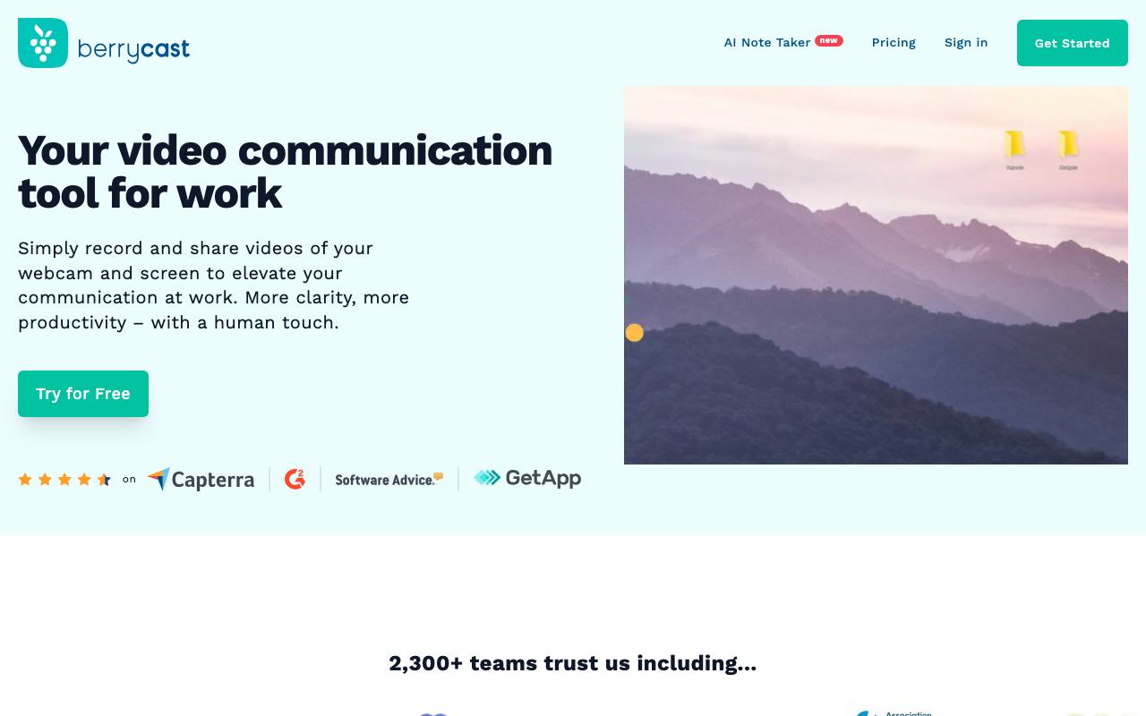 Berrycast screenshot