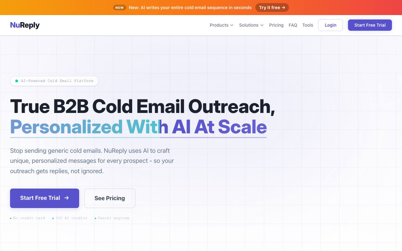 Nureply screenshot