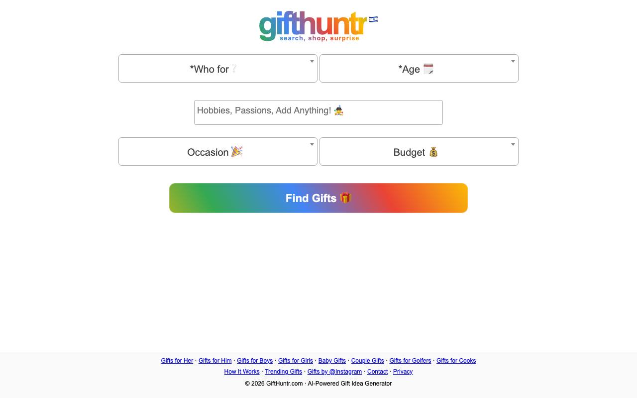 GiftHuntr screenshot