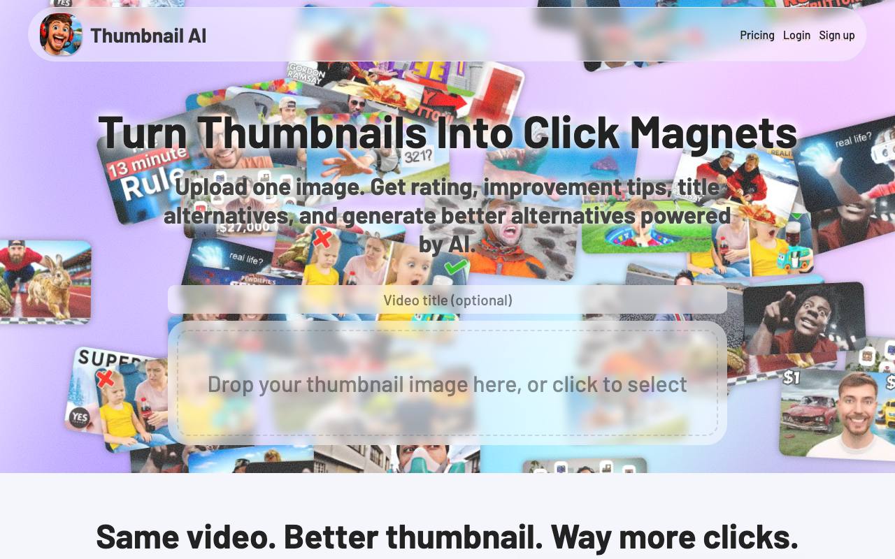 ThumbnailAi screenshot