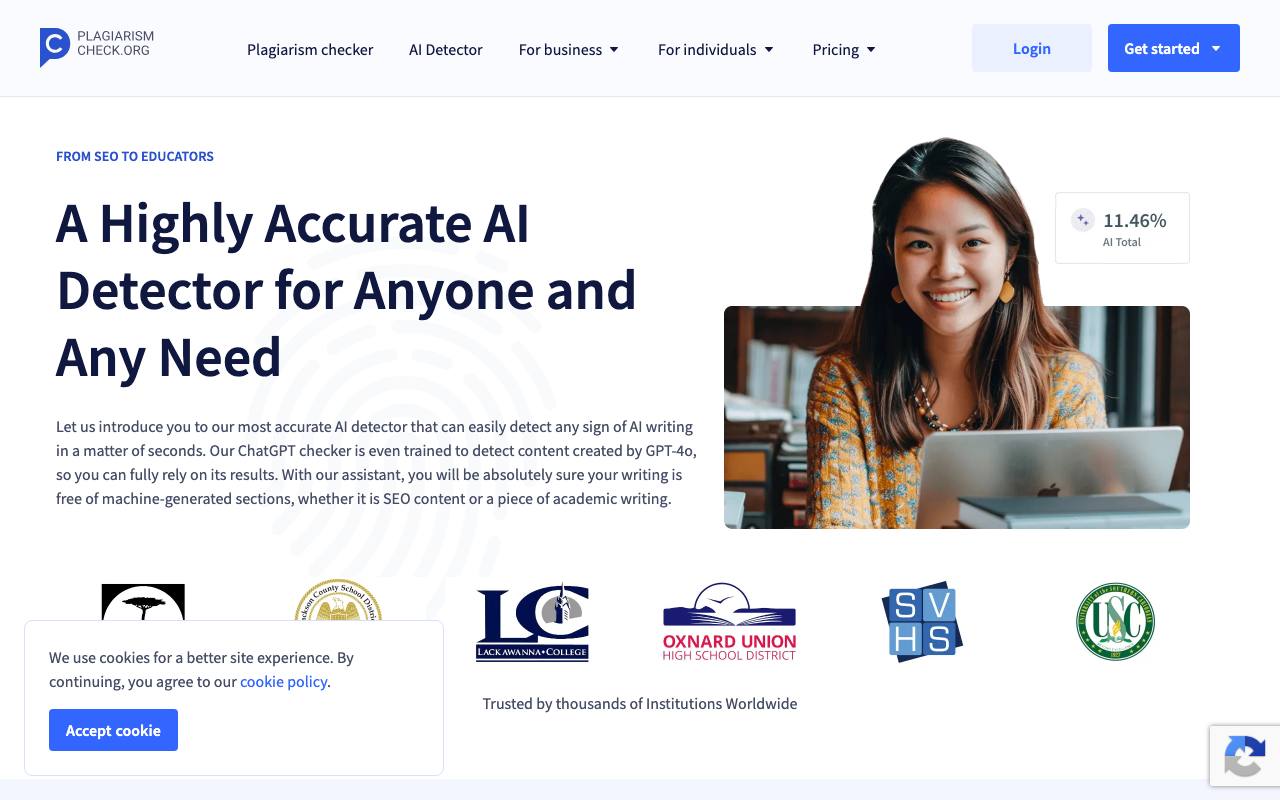 AI Plagiarism Checker screenshot