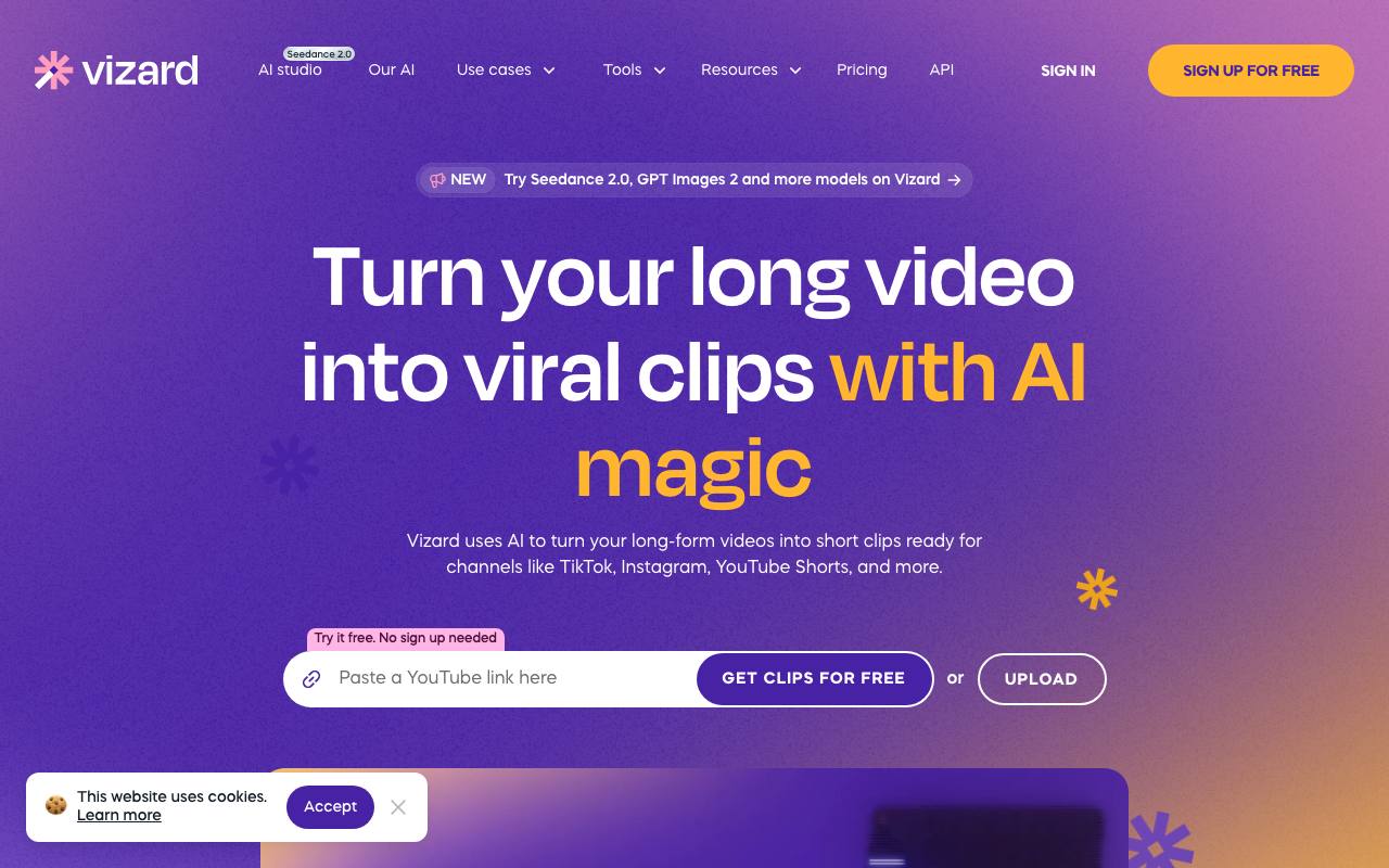 Vizard screenshot