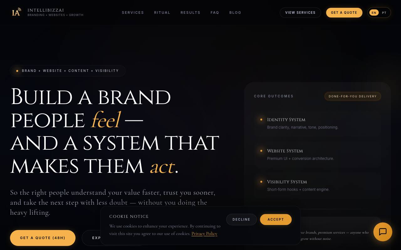 IntellibizzAI screenshot