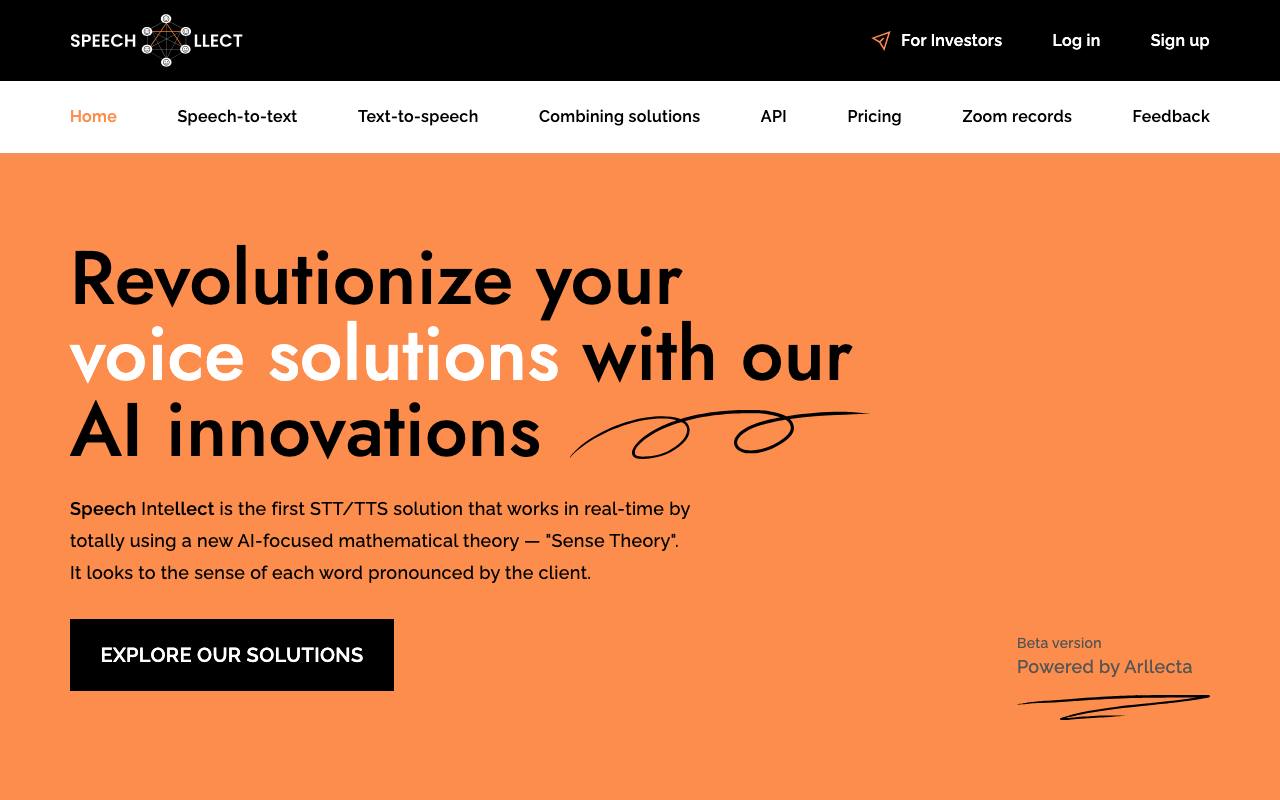 Speechllect screenshot