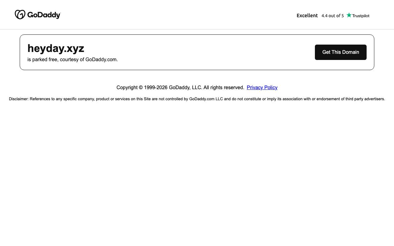 Heyday screenshot
