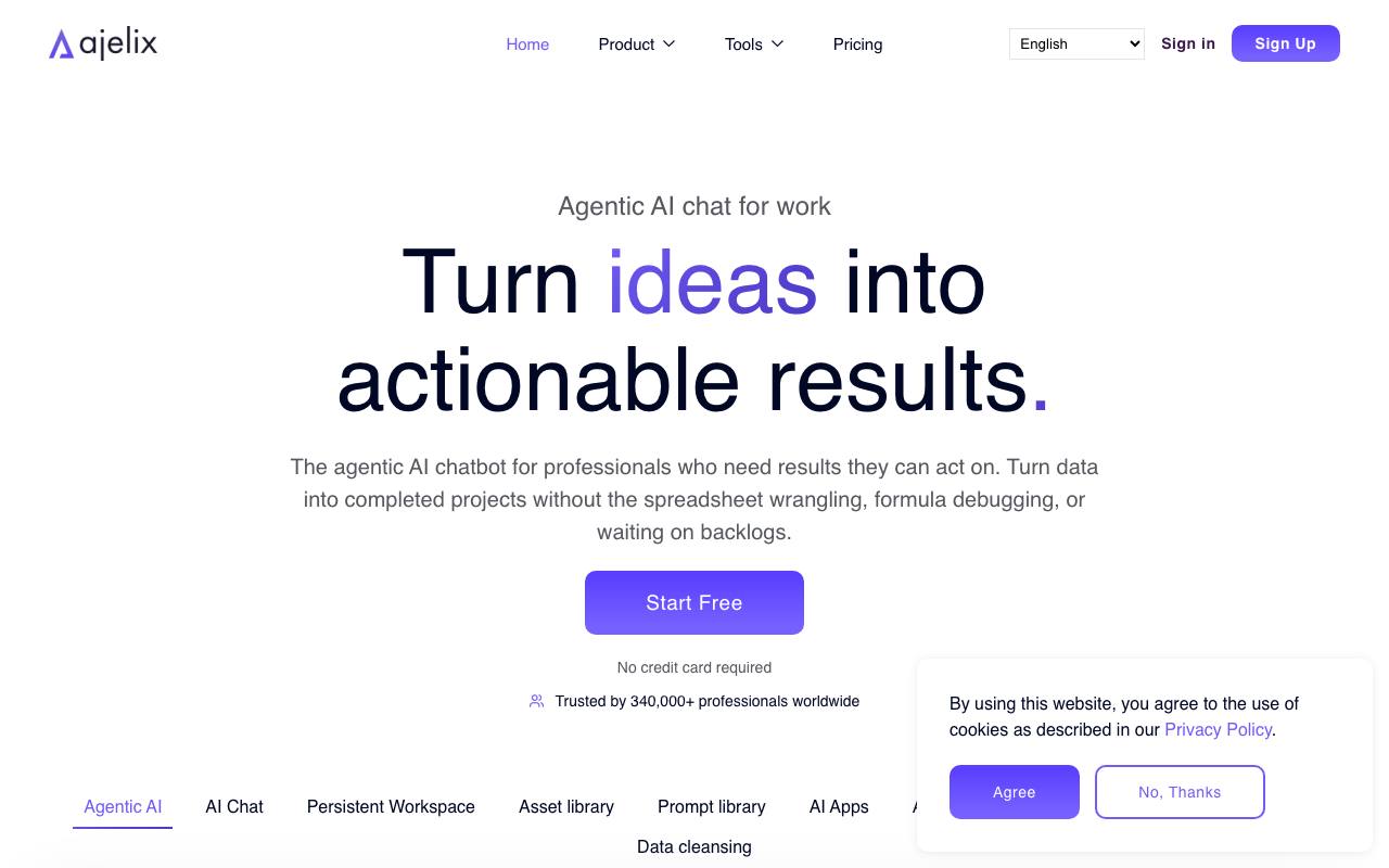 Ajelix screenshot
