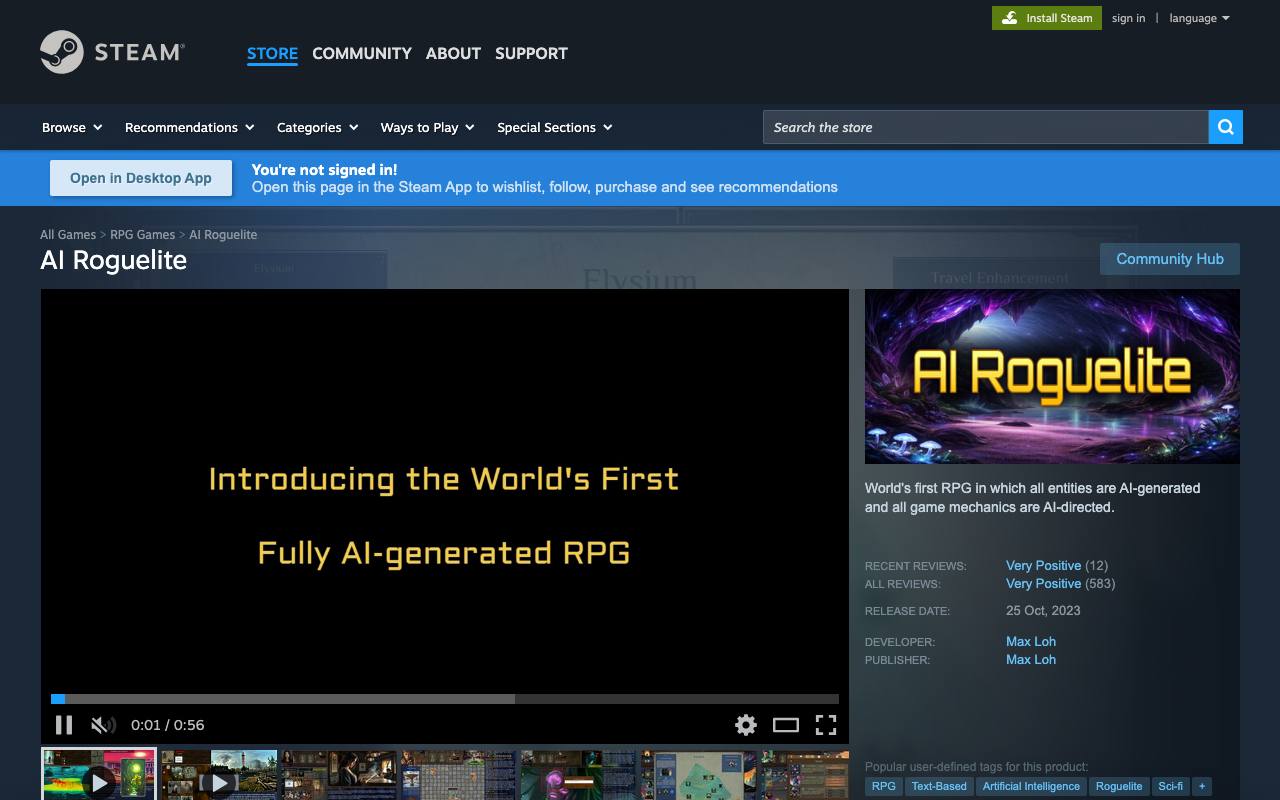 AI Roguelite screenshot