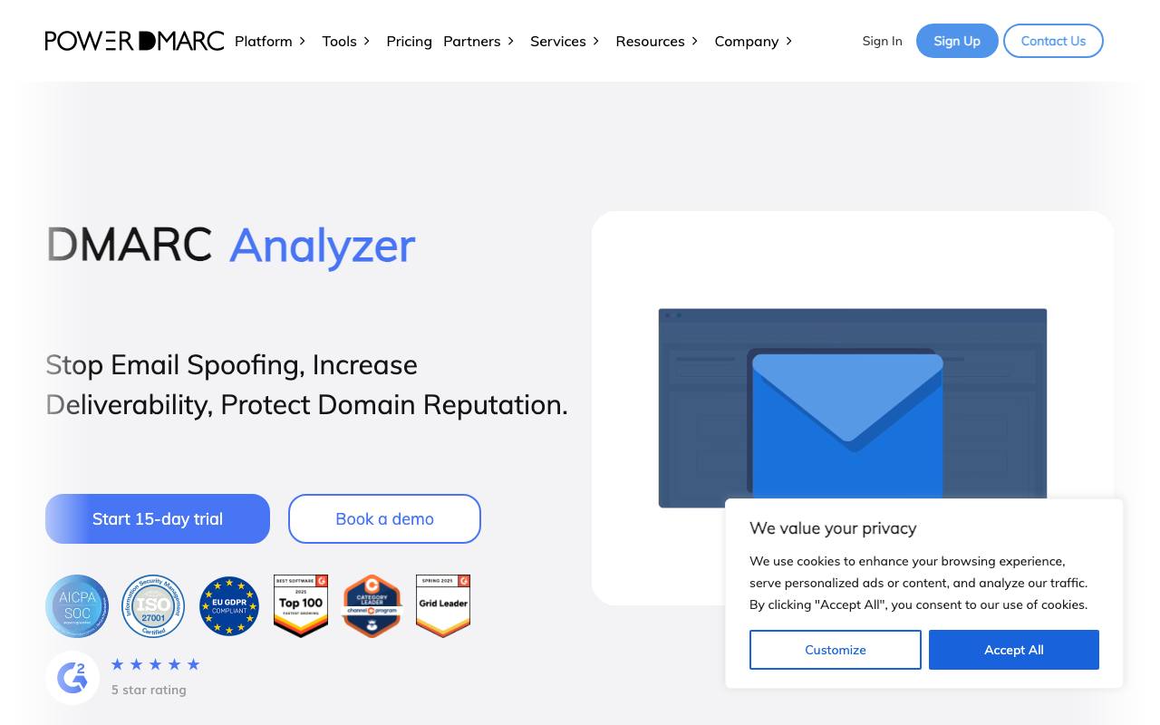 PowerDMARC screenshot