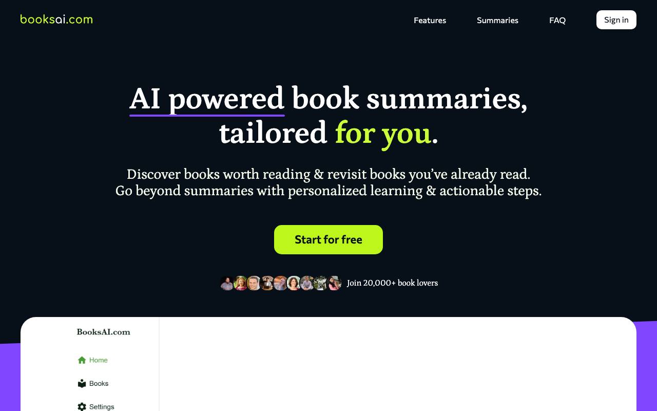 Booknotes screenshot