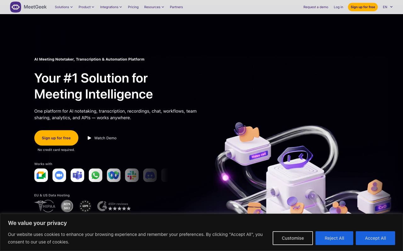 MeetGeek screenshot