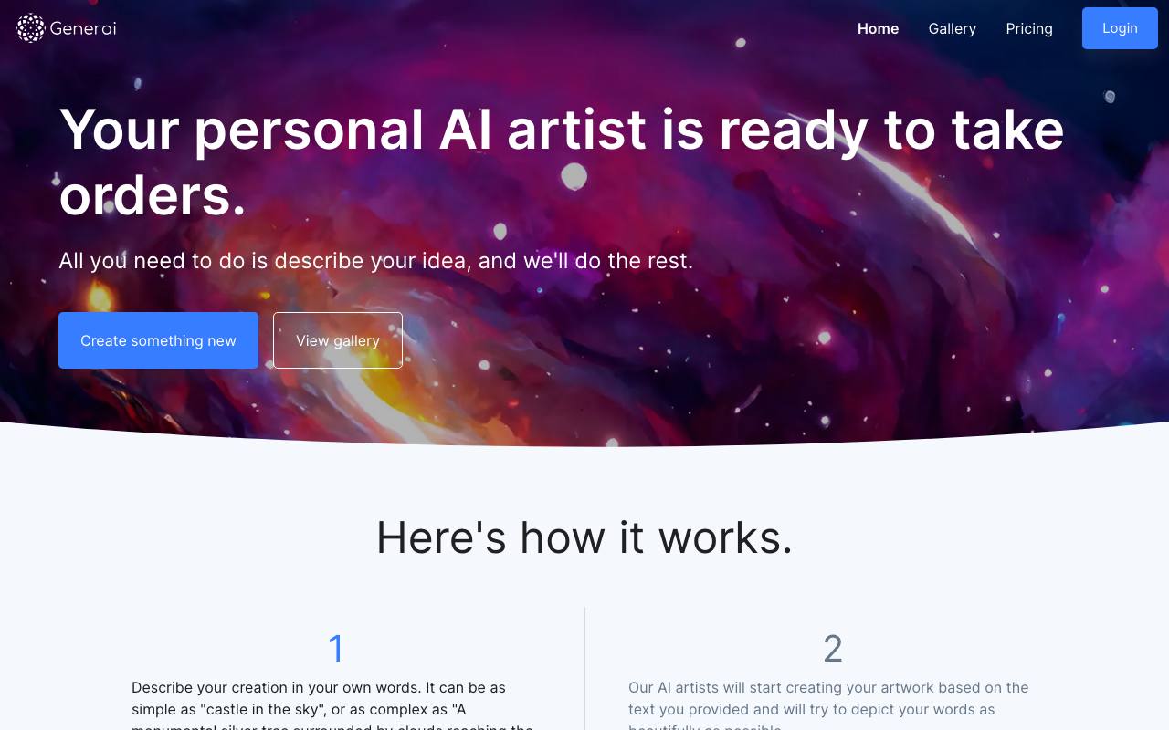 Generai screenshot