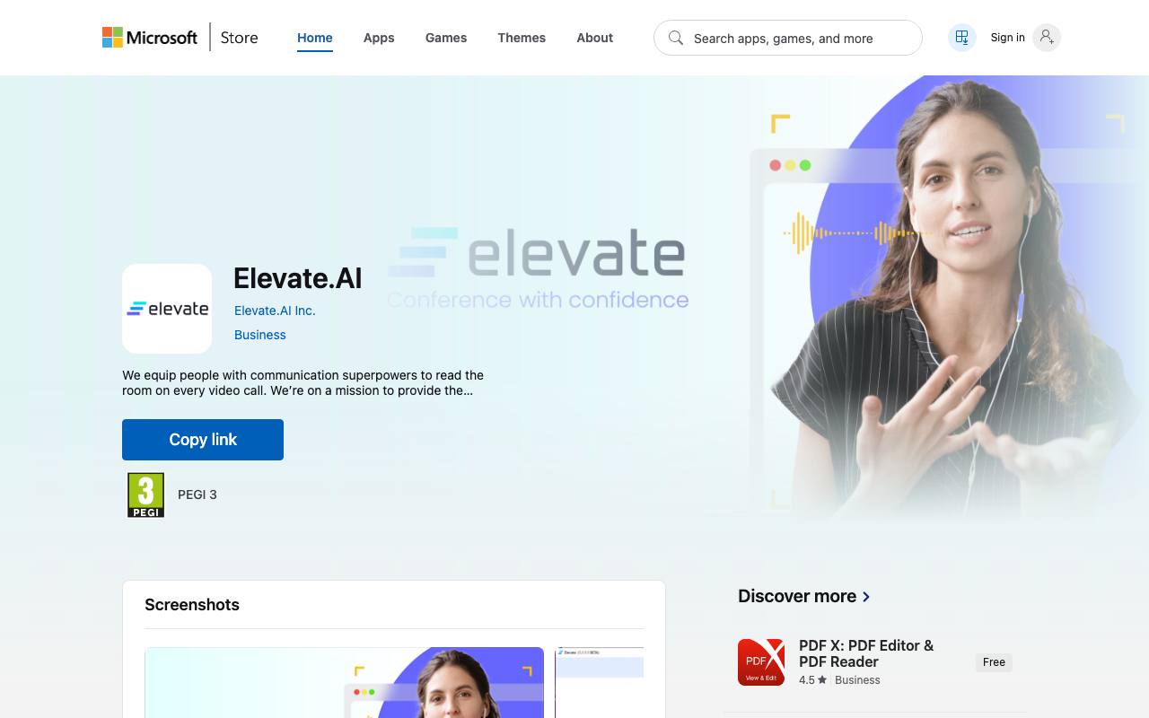 Elevate AI screenshot