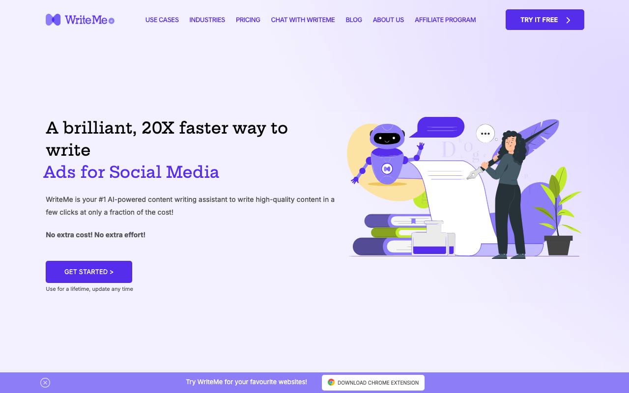 WriteMeAI screenshot