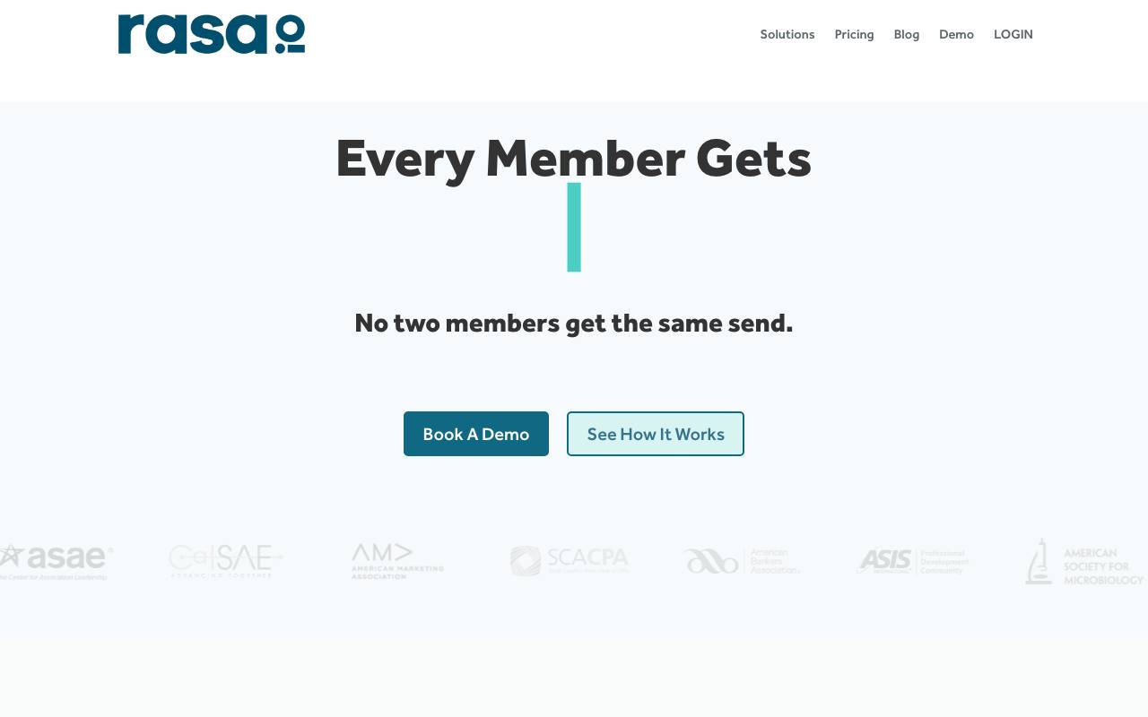 rasa.io screenshot