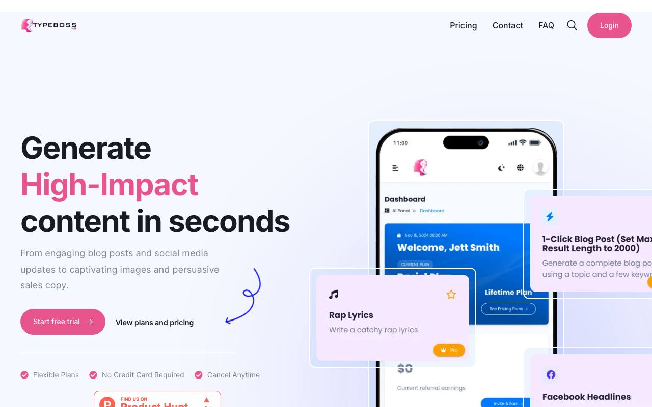 Typeboss screenshot