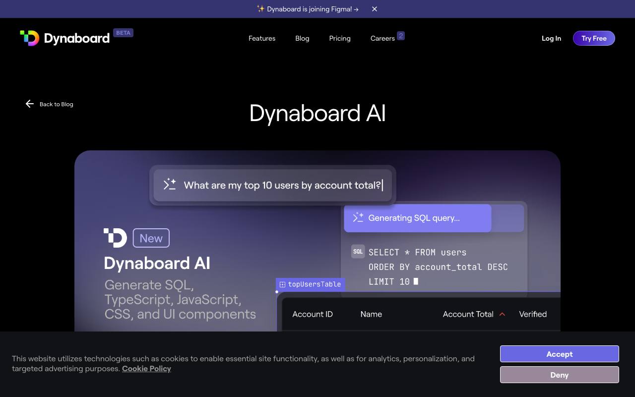 Dynaboard AI screenshot