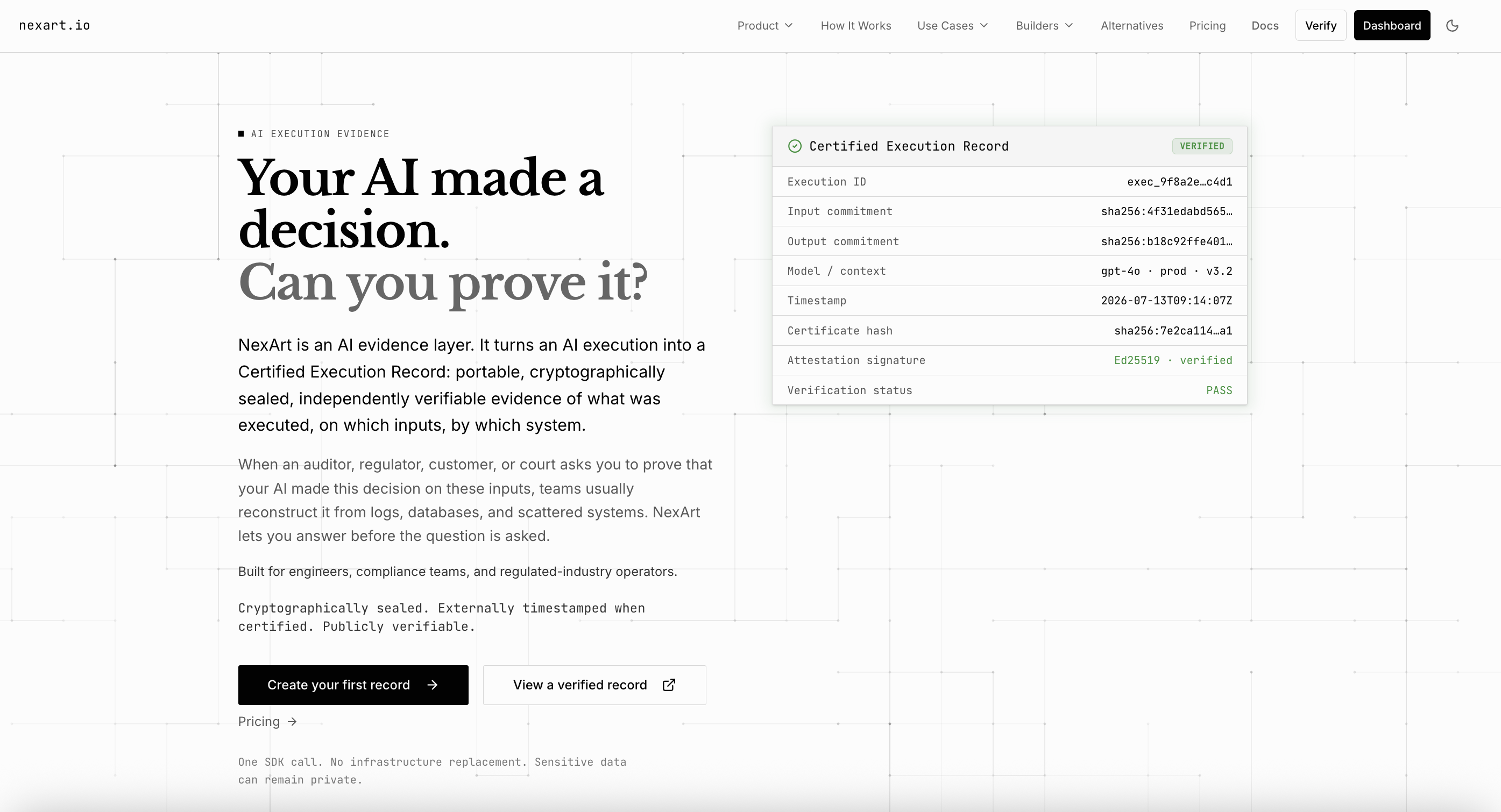 Nexart screenshot