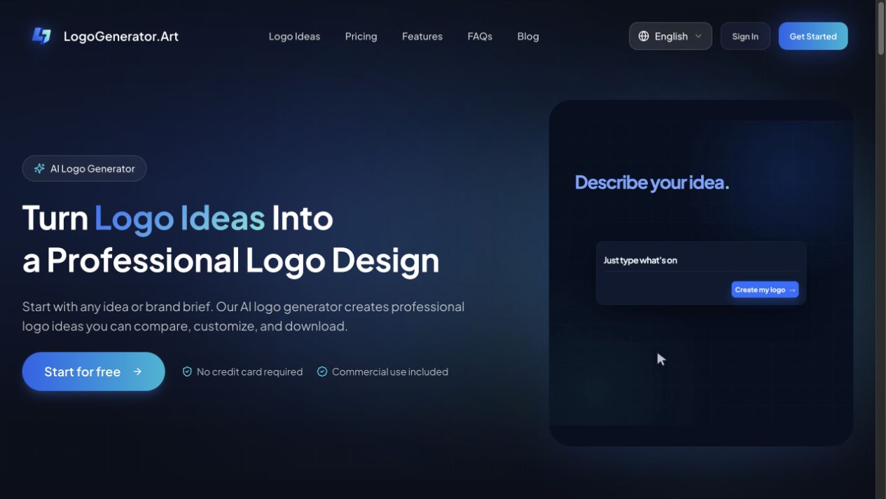 LogoGenerator.Art screenshot