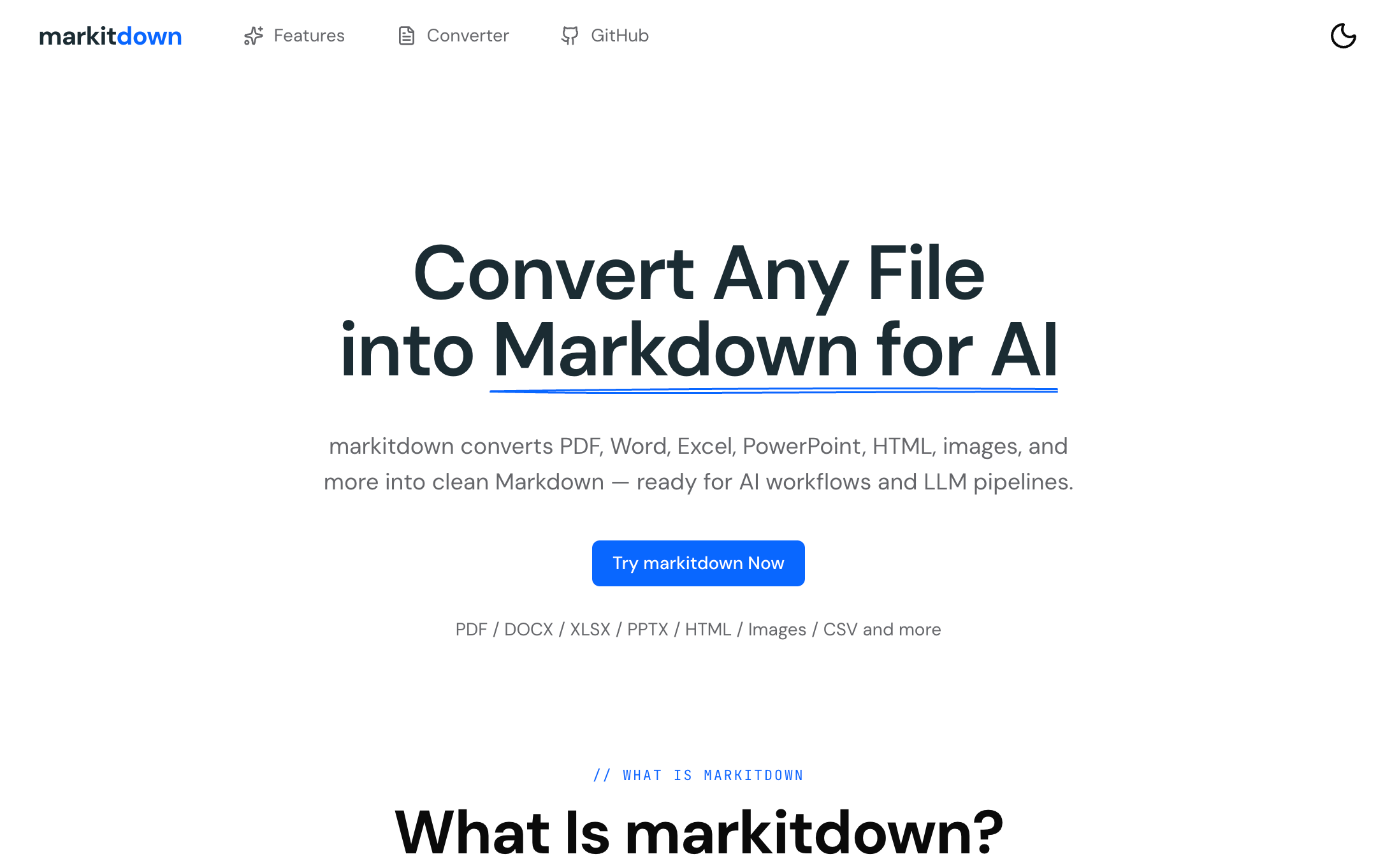 markitdown screenshot