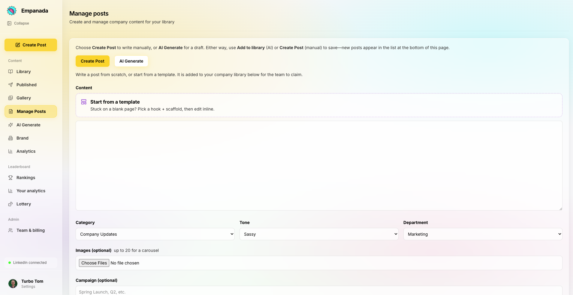 Empanada screenshot