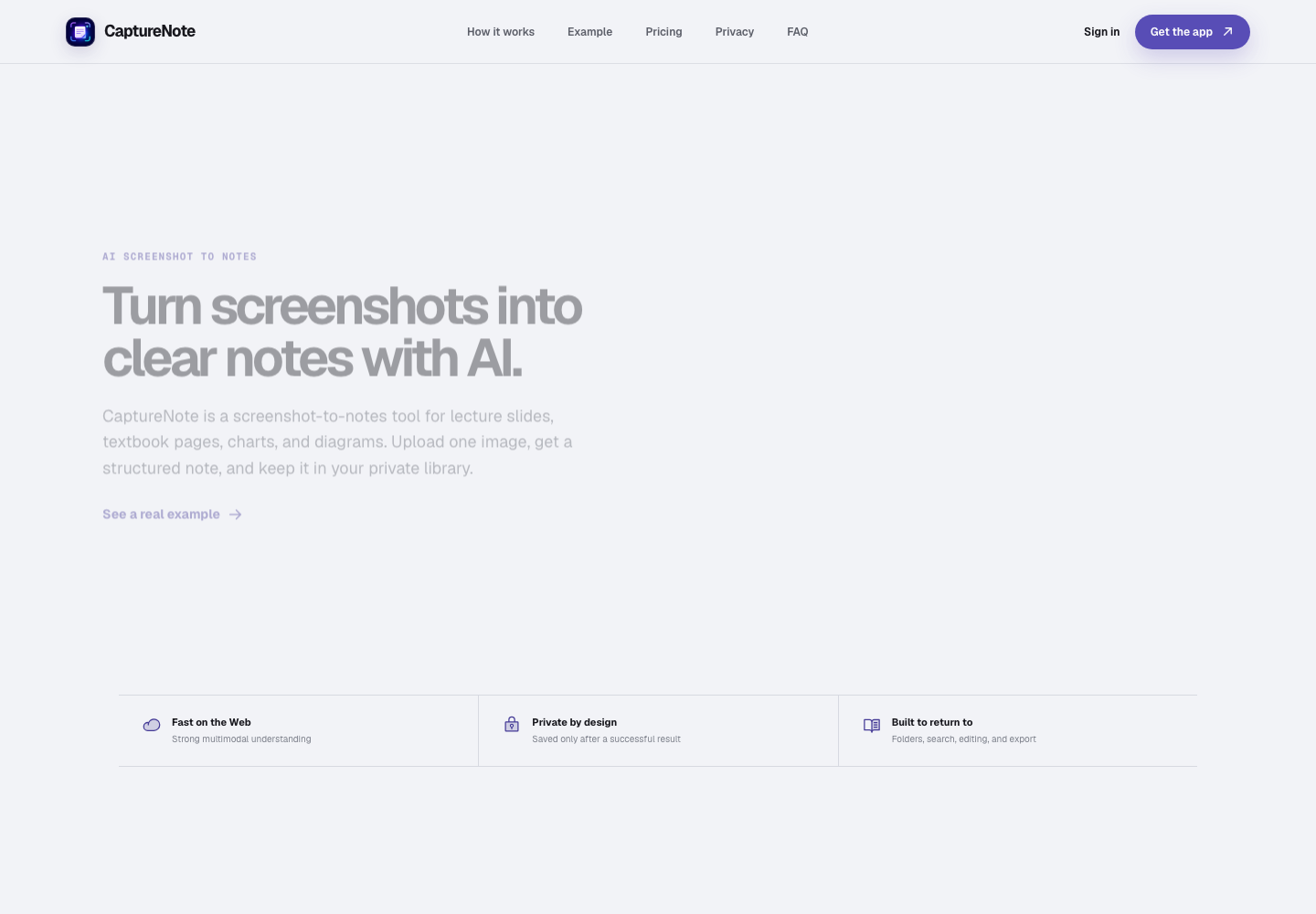 CaptureNote screenshot