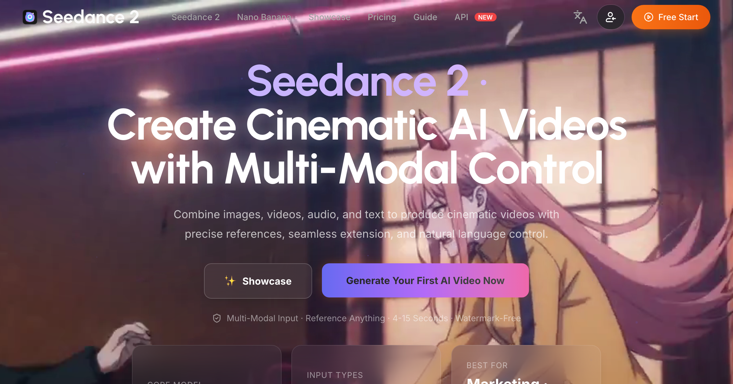 Seedance 2.5 AI Video Generator screenshot