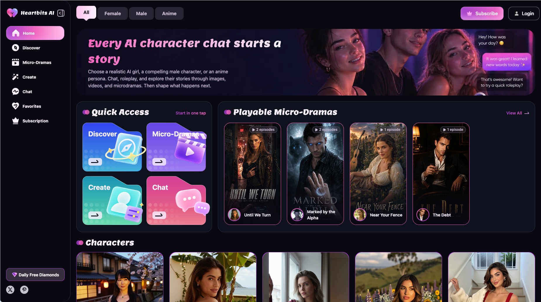Heartbits screenshot
