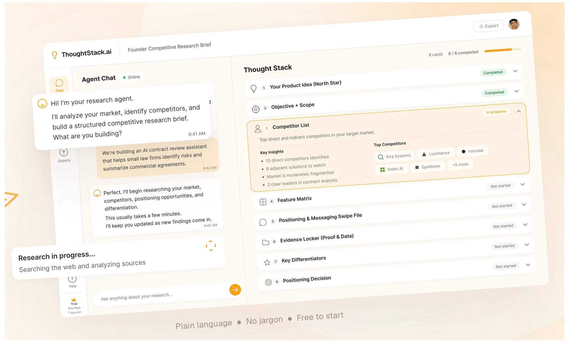ThoughtStack.ai screenshot