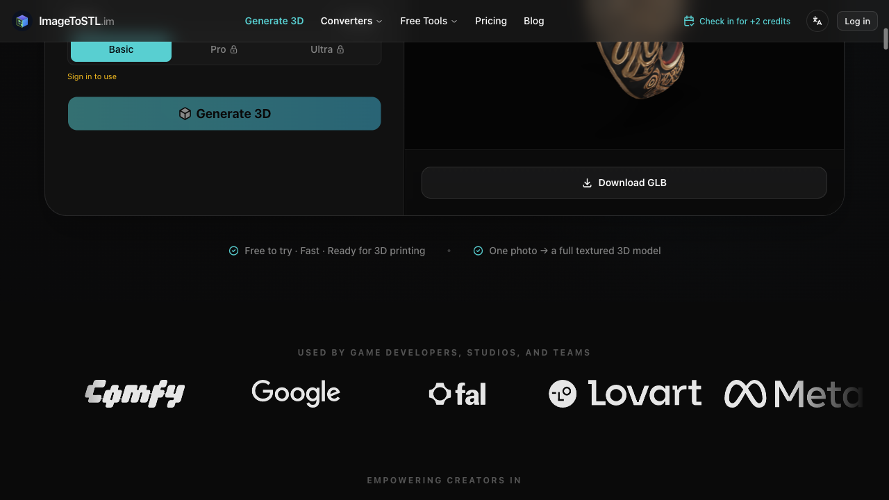 ImageToSTL.im screenshot