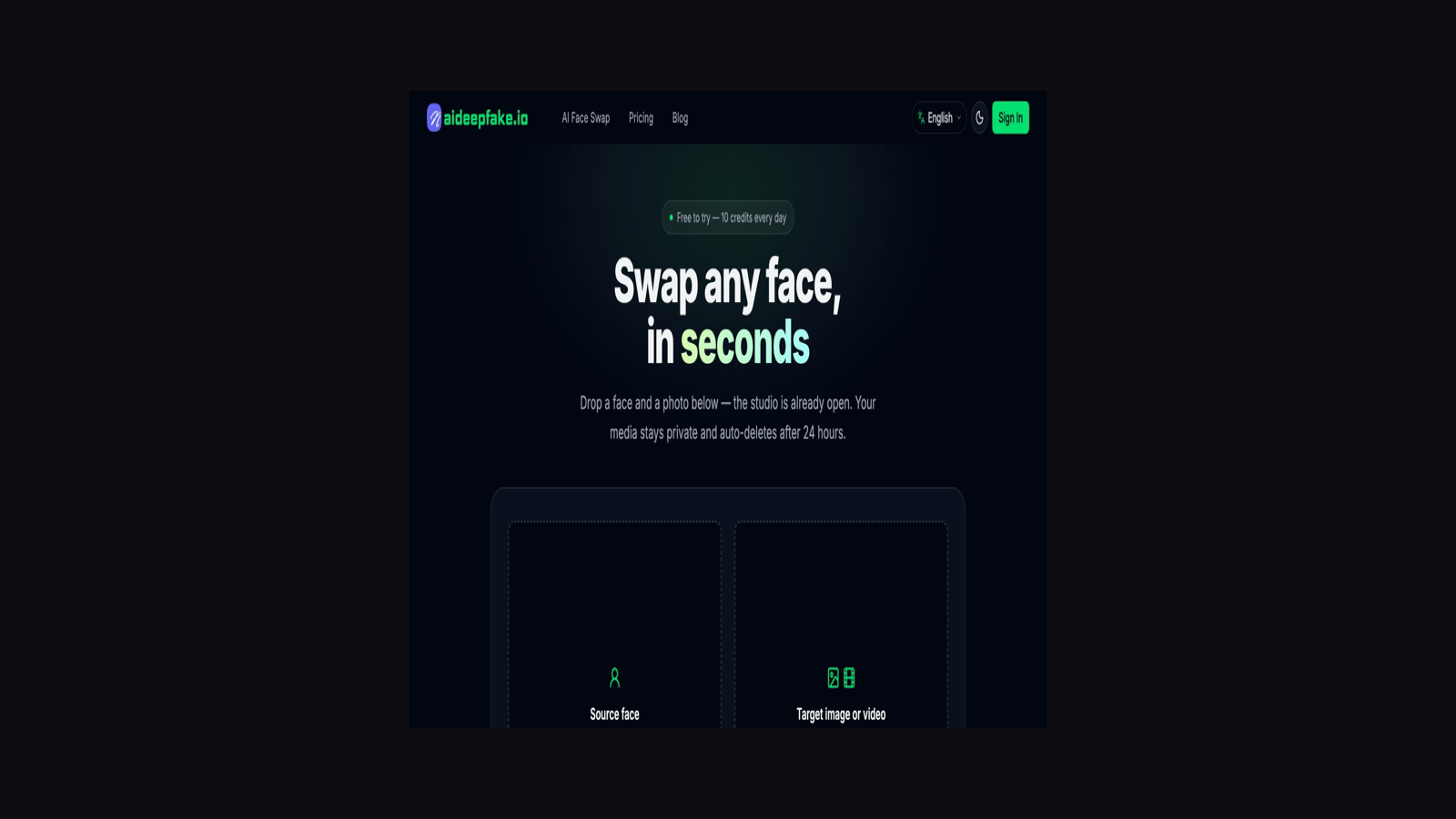 AI Deepfake screenshot
