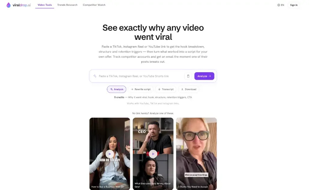 ViralDrop screenshot