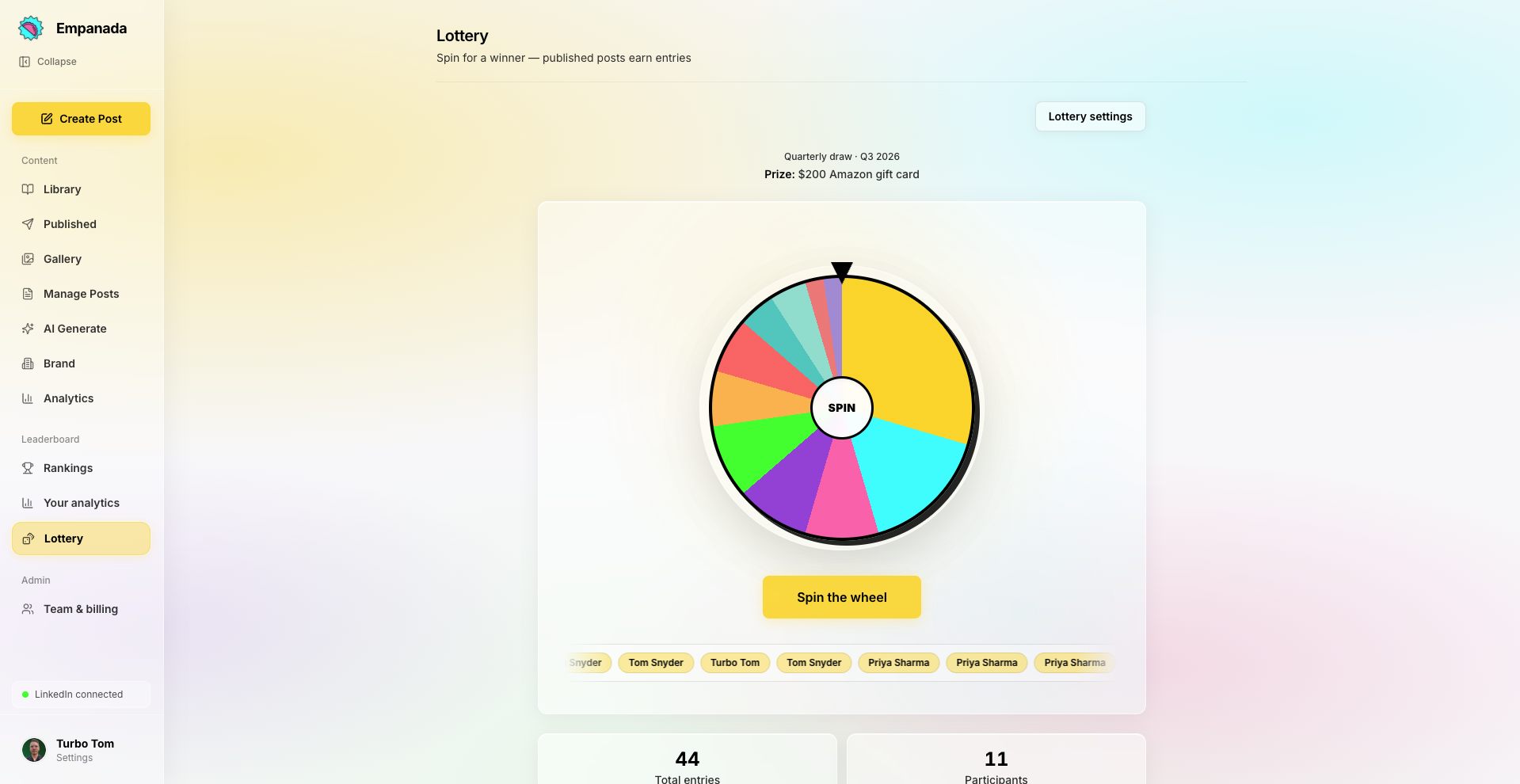 Empanada screenshot