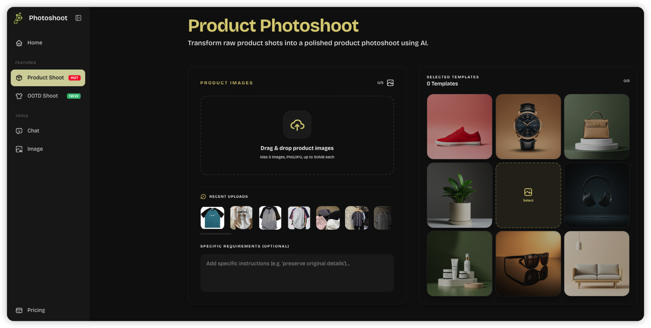 Photoshoot.app screenshot
