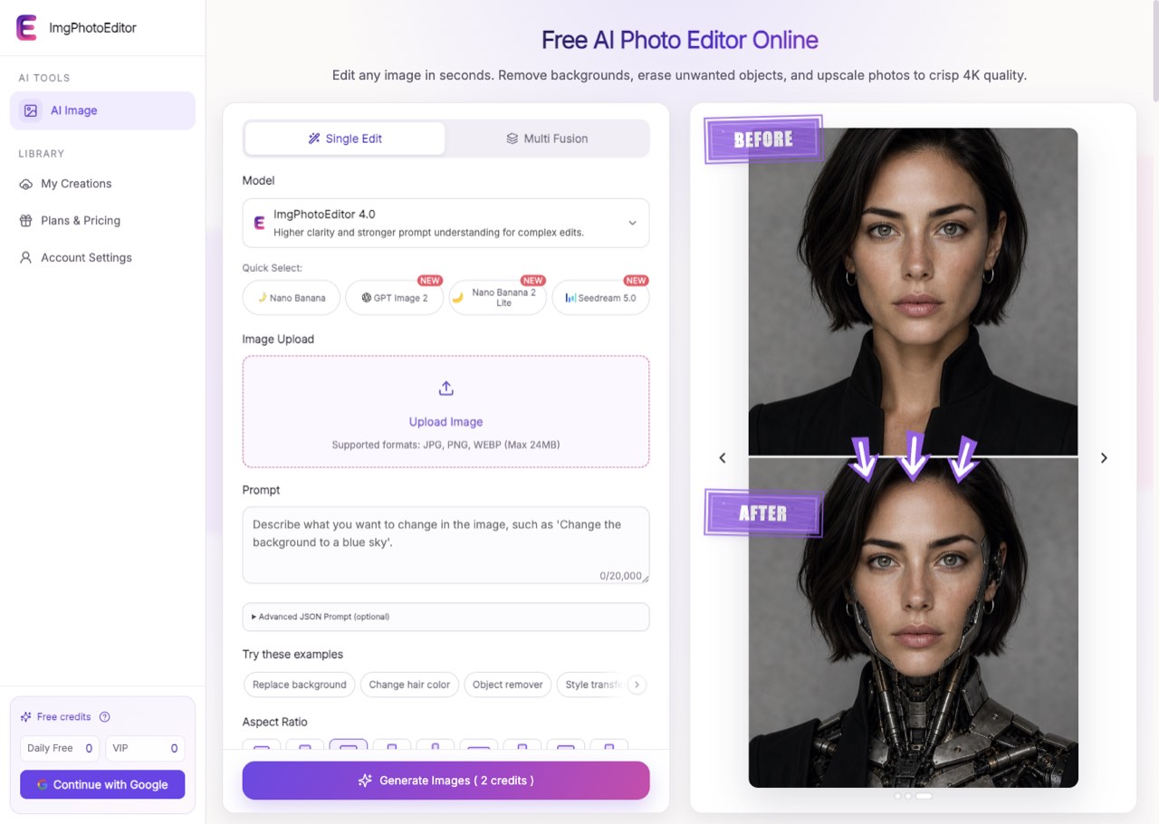 AI Photo Editor screenshot