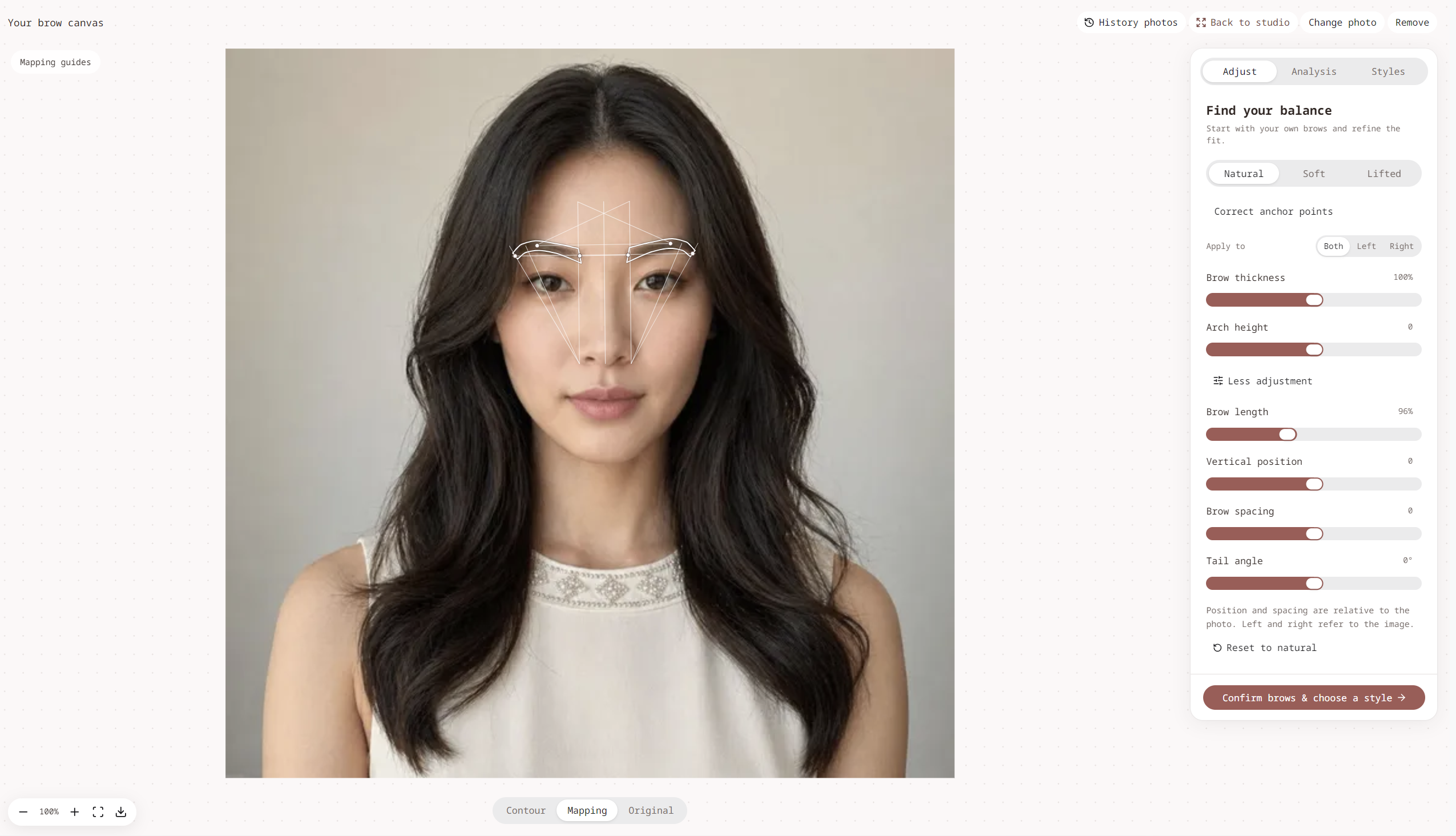hello@browlens.com screenshot