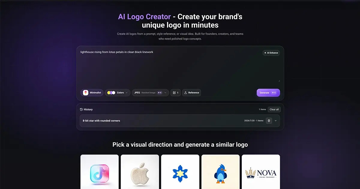 AI Logo Creator screenshot